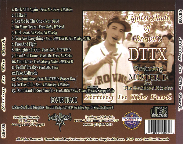 DTTX - Sitting In The Park Chicano Rap